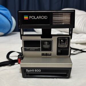 Polaroid Spirit 600 Black and Silver Camera